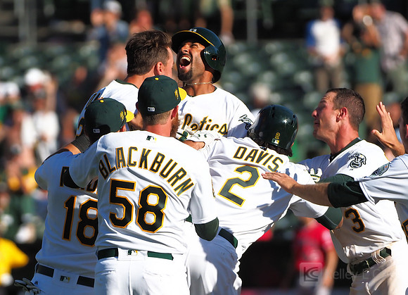 MLB: Los Angeles Angels at Oakland Athletics