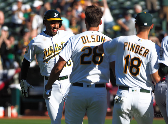 MLB: Los Angeles Angels at Oakland Athletics