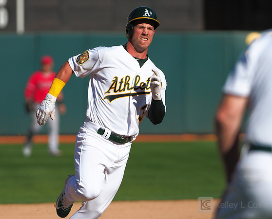 MLB: Los Angeles Angels at Oakland Athletics