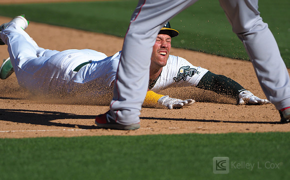 MLB: Los Angeles Angels at Oakland Athletics