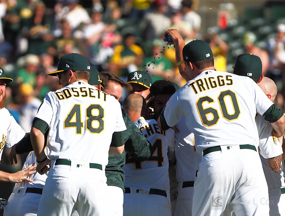 MLB: Los Angeles Angels at Oakland Athletics