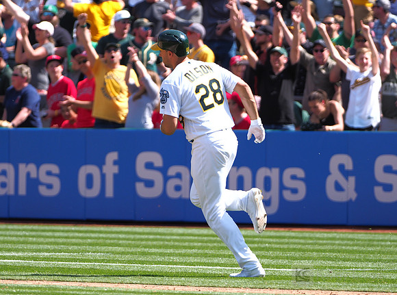 MLB: Los Angeles Angels at Oakland Athletics