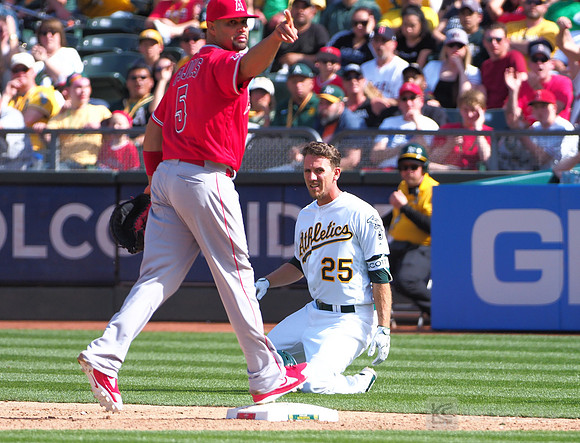 MLB: Los Angeles Angels at Oakland Athletics