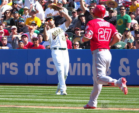 MLB: Los Angeles Angels at Oakland Athletics