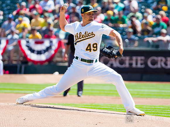 MLB: Los Angeles Angels at Oakland Athletics