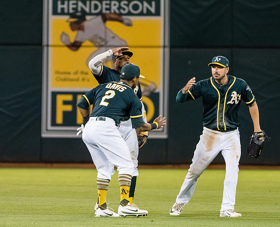MLB: Cleveland Indians at Oakland Athletics