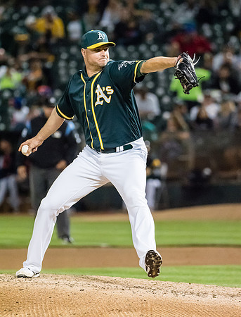 MLB: Cleveland Indians at Oakland Athletics