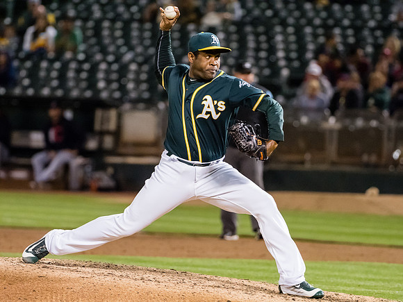 MLB: Cleveland Indians at Oakland Athletics