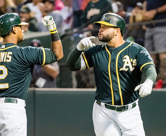 MLB: Cleveland Indians at Oakland Athletics