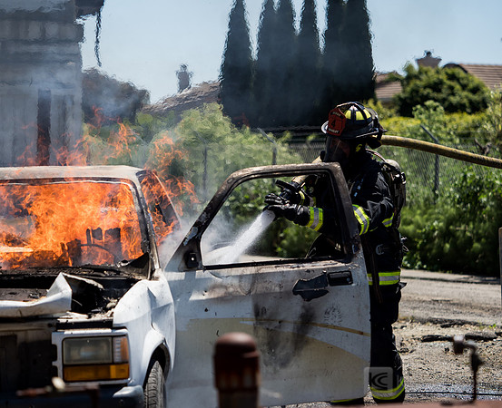 BFD Car Fire Training