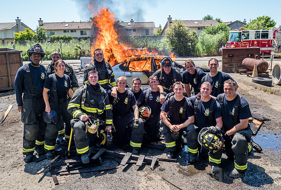 BFD Car Fire Training