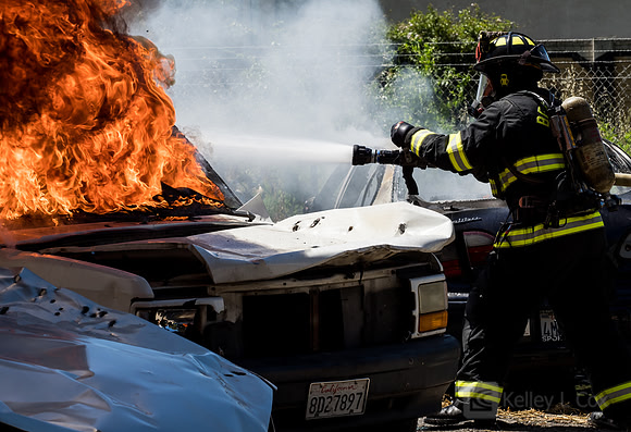 BFD Car Fire Training