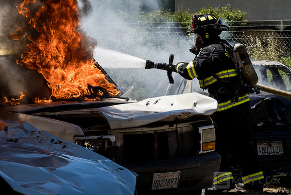 BFD Car Fire Training