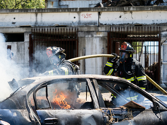 BFD Car Fire Training