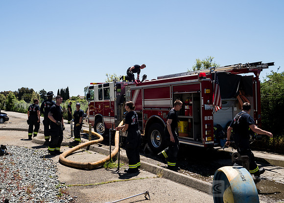 BFD Car Fire Training