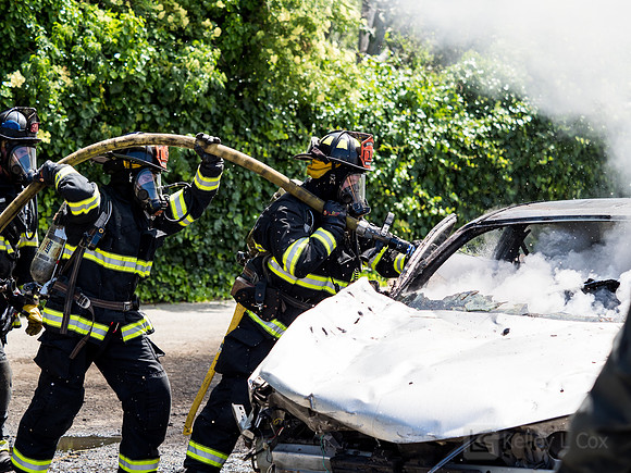 BFD Car Fire Training