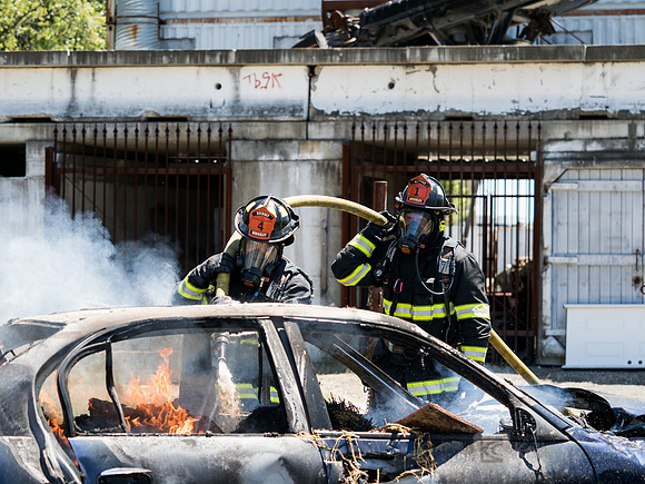 BFD Car Fire Training