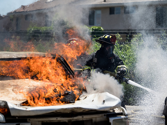 BFD Car Fire Training