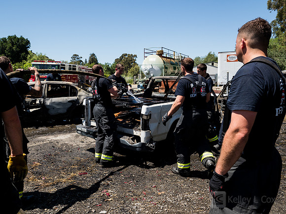 BFD Car Fire Training