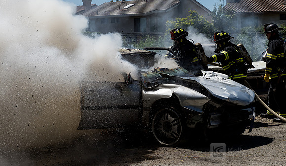 BFD Car Fire Training