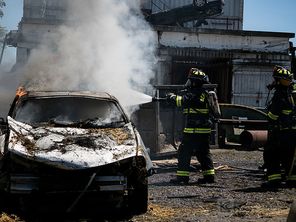 BFD Car Fire Training