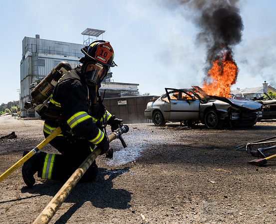 BFD Car Fire Training