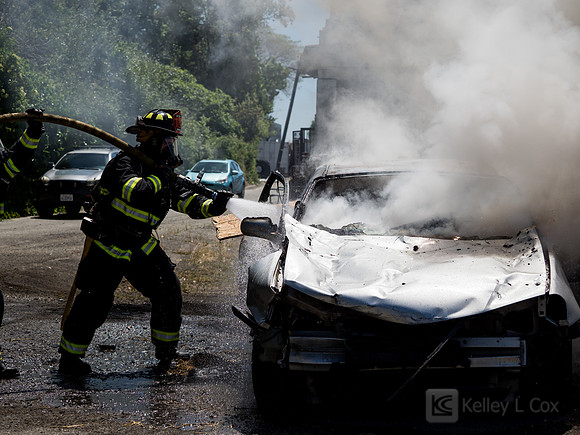 BFD Car Fire Training