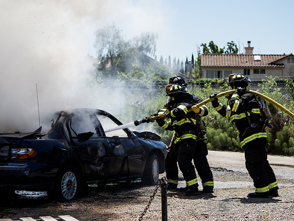 BFD Car Fire Training