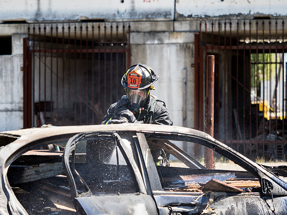 BFD Car Fire Training