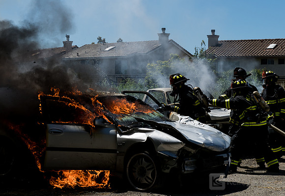 BFD Car Fire Training