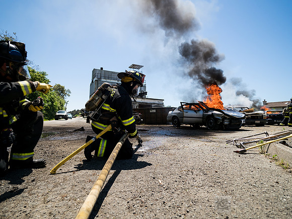 BFD Car Fire Training