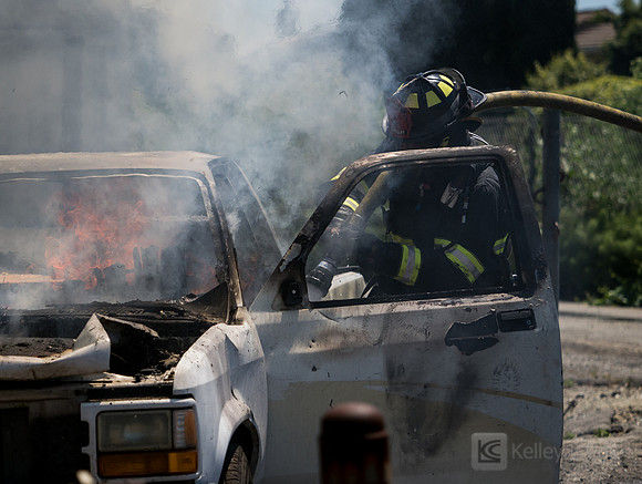 BFD Car Fire Training