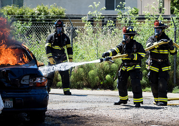BFD Car Fire Training
