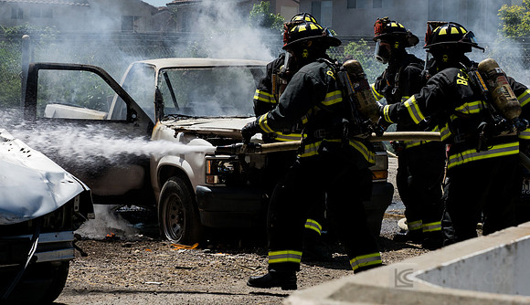 BFD Car Fire Training