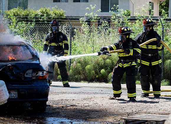 BFD Car Fire Training