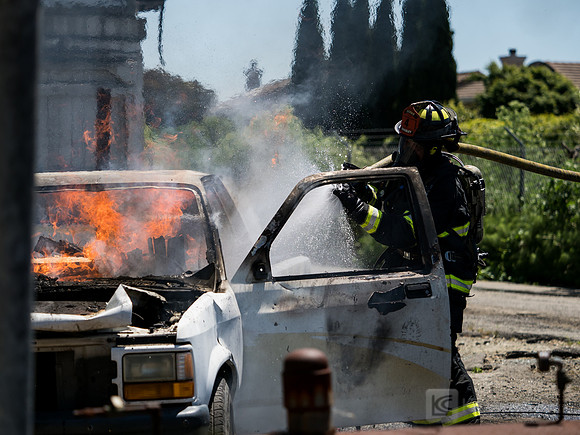 BFD Car Fire Training