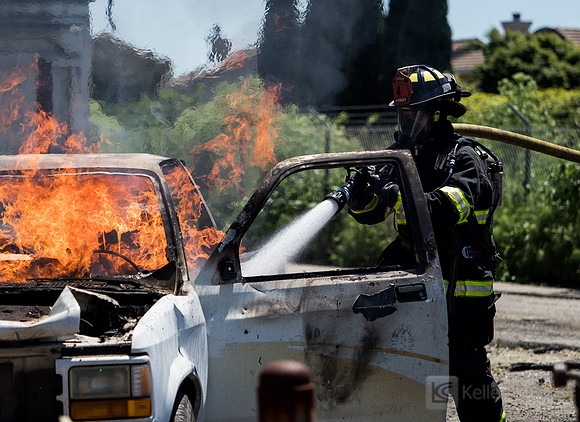 BFD Car Fire Training