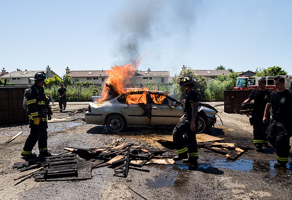 BFD Car Fire Training