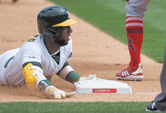 MLB: Los Angeles Angels at Oakland Athletics