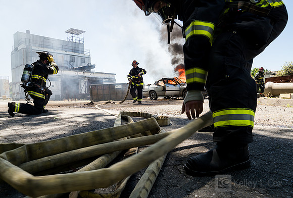 BFD Car Fire Training
