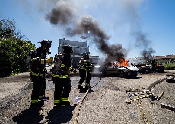 BFD Car Fire Training