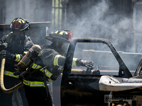 BFD Car Fire Training