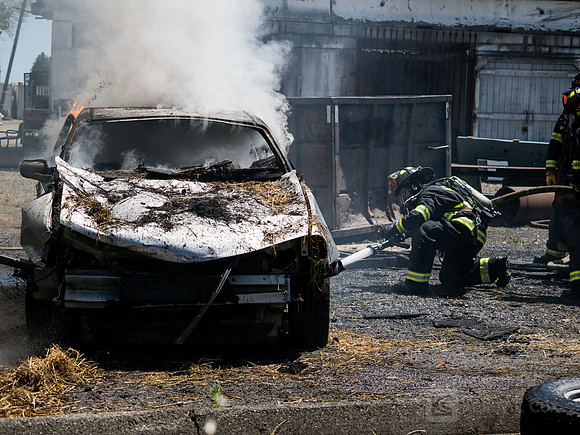 BFD Car Fire Training