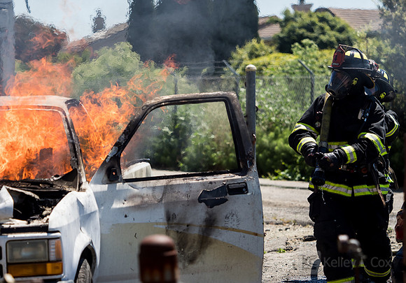 BFD Car Fire Training