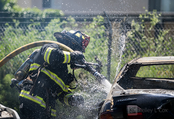 BFD Car Fire Training