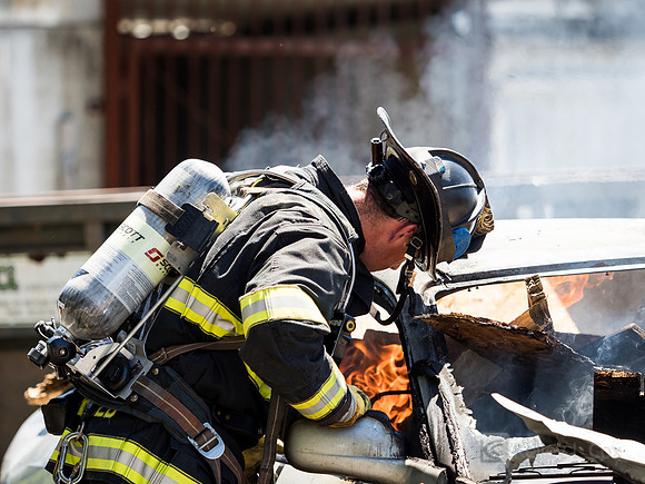 BFD Car Fire Training
