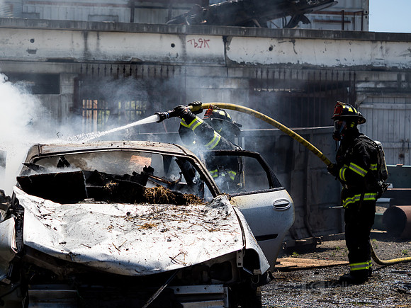 BFD Car Fire Training