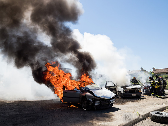 BFD Car Fire Training