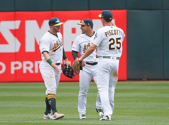 MLB: Los Angeles Angels at Oakland Athletics