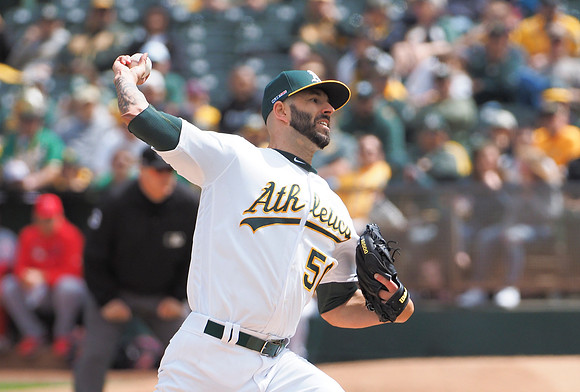 MLB: Los Angeles Angels at Oakland Athletics